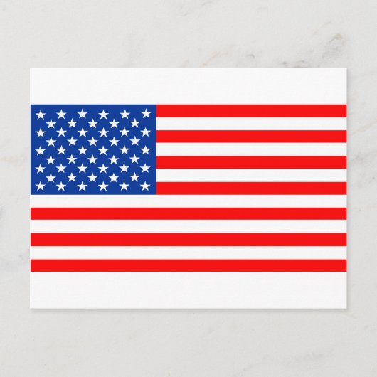 Carte Postale Drapeau des États-Unis d'Amérique (Devant)
