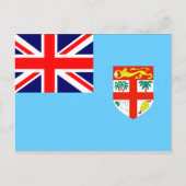 Carte Postale Drapeau des Fidji (Devant)