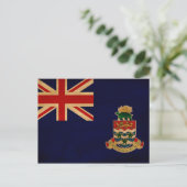 Carte Postale Drapeau des îles Caïmans (Debout devant)