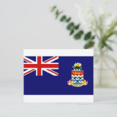 Carte Postale Drapeau des îles Caïmans (Debout devant)