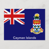 Carte Postale Drapeau des îles Caïmans (Devant)