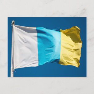Carte Postale Drapeau des îles Canaries