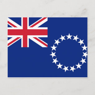 Carte Postale Drapeau des Îles Cook