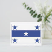 Carte Postale Drapeau des îles Gambier (Debout devant)