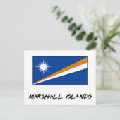 Carte Postale Drapeau des Îles Marshall (Debout devant)