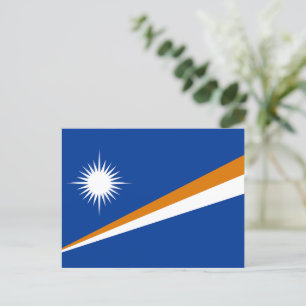 Carte Postale Drapeau des Îles Marshall