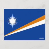 Carte Postale Drapeau des Îles Marshall (Dos)