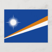 Carte Postale Drapeau des Îles Marshall (Devant)