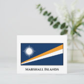 Carte Postale Drapeau des Îles Marshall (Debout devant)