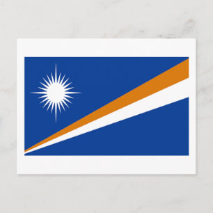 Carte Postale Drapeau des Îles Marshall