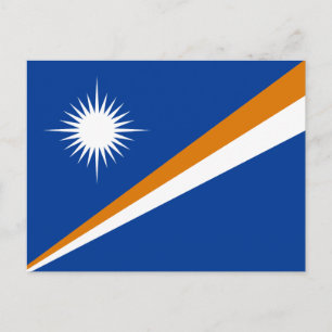 Carte Postale Drapeau des Îles Marshall