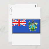 Carte Postale Drapeau des îles Pitcairn (Devant / Derrière)