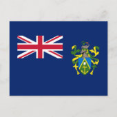Carte Postale Drapeau des îles Pitcairn (Devant)
