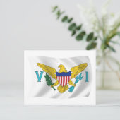 Carte postale Drapeau des îles Vierges américaines (Debout devant)