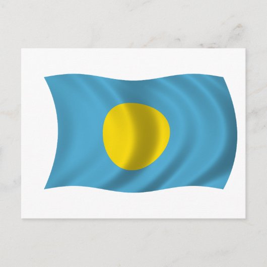 Carte Postale Drapeau des Palaos (Devant)