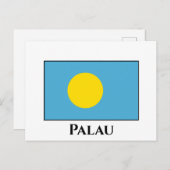 Carte Postale Drapeau des Palaos (Devant / Derrière)