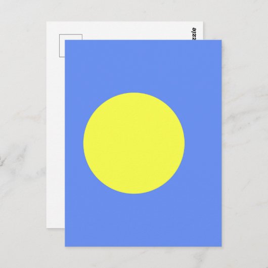 Carte Postale Drapeau des Palaos (Devant / Derrière)