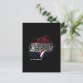Carte Postale Drapeau des Pays-Bas (Debout devant)