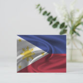 Carte Postale Drapeau des Philippines (Debout devant)
