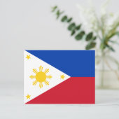 Carte postale drapeau des Philippines (Debout devant)