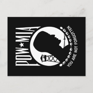 Carte Postale Drapeau des prisonniers de guerre et disparus : So