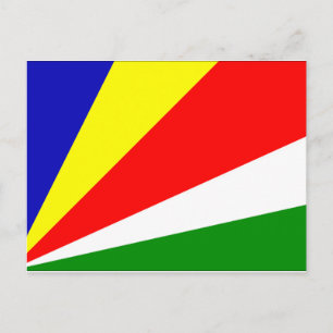 Carte Postale Drapeau des Seychelles