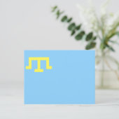 Carte Postale Drapeau des Tatars de Crimée (Debout devant)