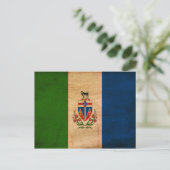 Carte Postale Drapeau des Territoires du Yukon (Debout devant)