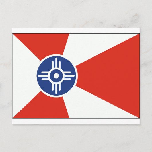 Carte Postale Drapeau des TIC Wichita Kansas (Devant)