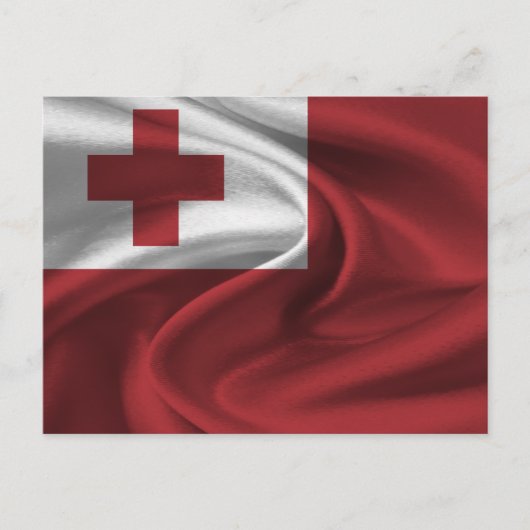 Carte Postale Drapeau des Tonga (Devant)
