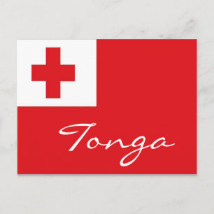 Carte Postale Drapeau des Tonga