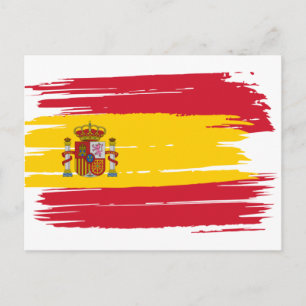 Carte Postale Drapeau d'Espagne