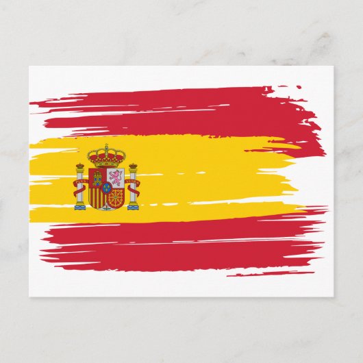 Carte Postale Drapeau d'Espagne (Devant)