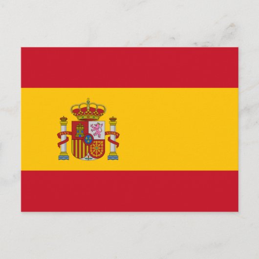 Carte Postale drapeau d'espagne (Devant)