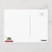 Carte Postale Drapeau d'État de Californie Roseville (Dos)