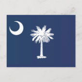Carte Postale Drapeau d'État de Caroline du Sud, États-Unis (Devant)