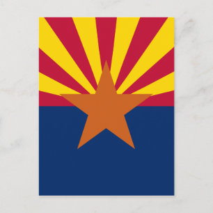 Carte Postale Drapeau d'État de l'Arizona