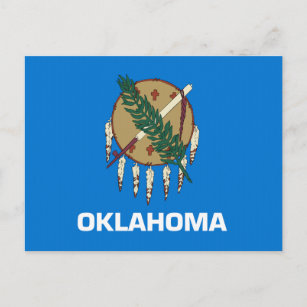 Carte Postale Drapeau d'État de l'Oklahoma