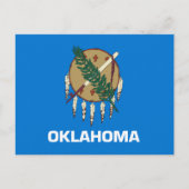 Carte Postale Drapeau d'État de l'Oklahoma (Devant)