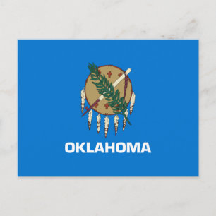 Carte Postale Drapeau d'État de l'Oklahoma