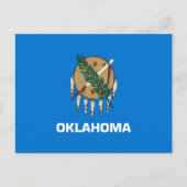 Carte Postale Drapeau d'État de l'Oklahoma (Devant)