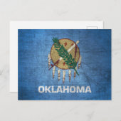Carte Postale Drapeau d'État de l'Oklahoma (Devant / Derrière)