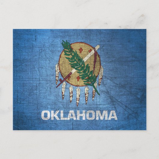 Carte Postale Drapeau d'État de l'Oklahoma (Devant)