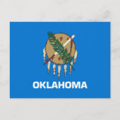 Carte Postale Drapeau d'État de l'Oklahoma (Devant)