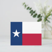 Carte Postale Drapeau d'État texan (Texas) (Debout devant)