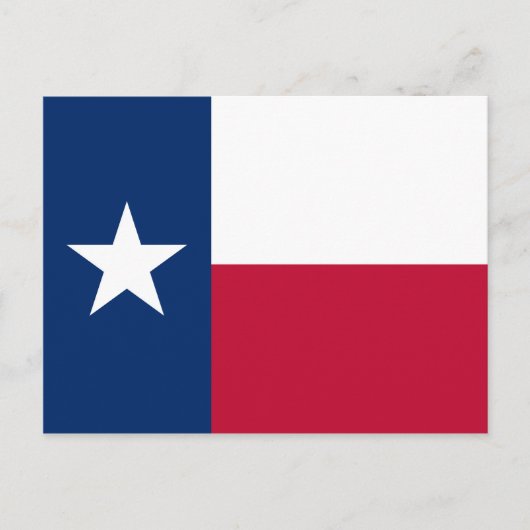 Carte Postale Drapeau d'État texan (Texas) (Devant)