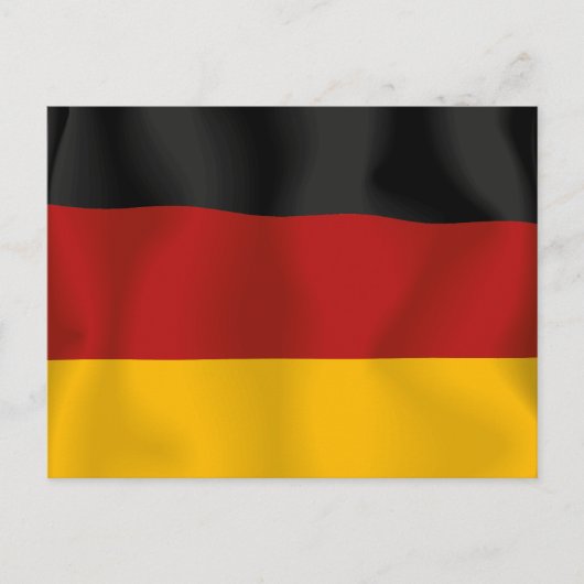 Carte Postale Drapeau Deutschland Allemagne Bundesflagge (Devant)