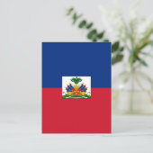 Carte Postale Drapeau d'Haïti (Debout devant)