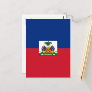 Carte Postale Drapeau d'Haïti
