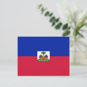 Carte postale Drapeau d'Haïti (Debout devant)
